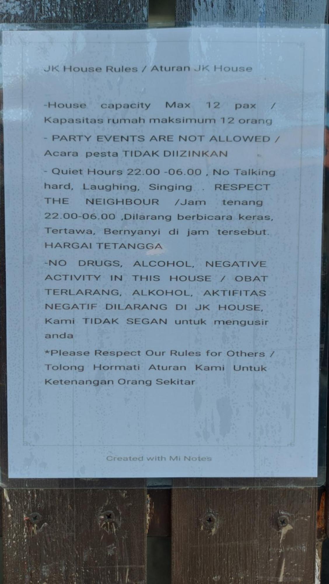 Jk House Bandung Villa Bilik gambar